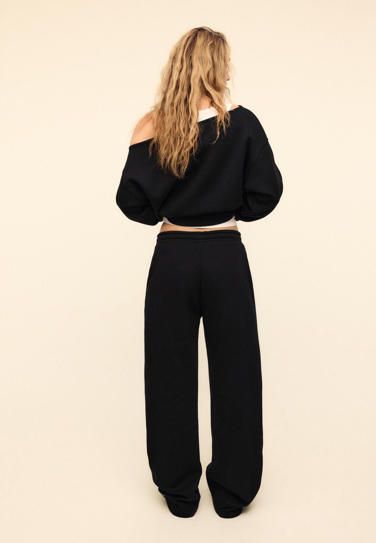 스트라디바리우스 테크니컬 스터드 조거 팬츠 블랙 7657/877 BLACK - 상세 이미지 4