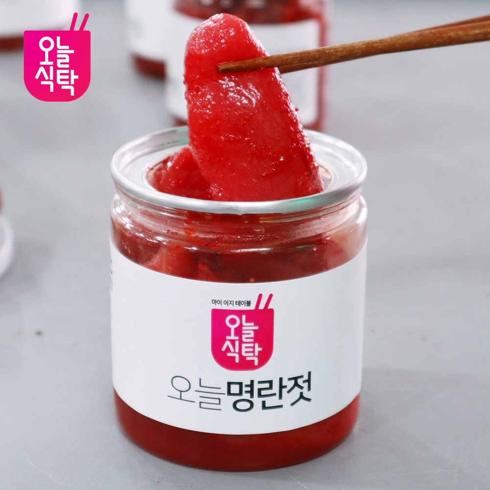 오늘식탁 강경 양념 명란젓 정란 구이용 명란요리 선물용 젓갈 1kg, 1개 - 상품 이미지