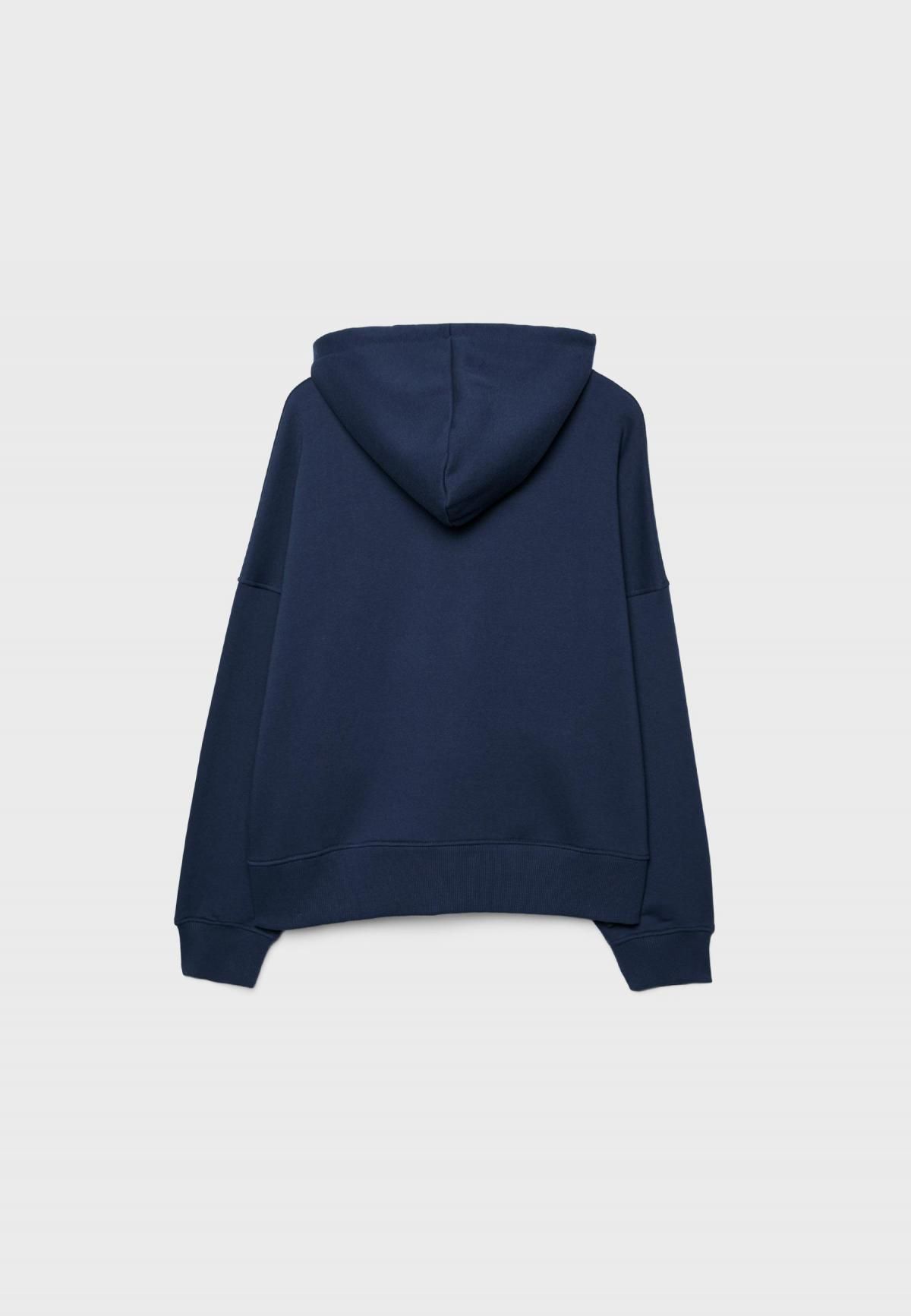 스트라디바리우스 크리스탈 프린트 네이비 후드티 7239/670 NAVY BLUE - 상세 이미지 2