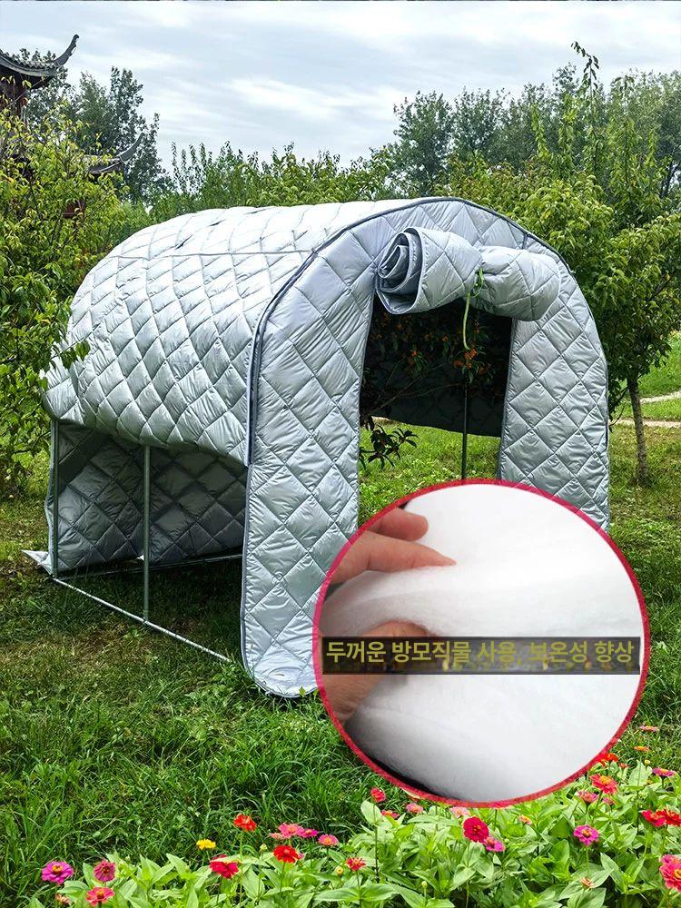 비닐 덮개 미니온실 가정용 단열 자재 보온 이미지 6