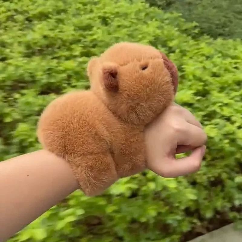 카피바라 인형 커튼 끈 귀여운 물총 팔찌 여자 생일 선물 대형 애착 거북이 카피바라 2개 세트 이미지 6