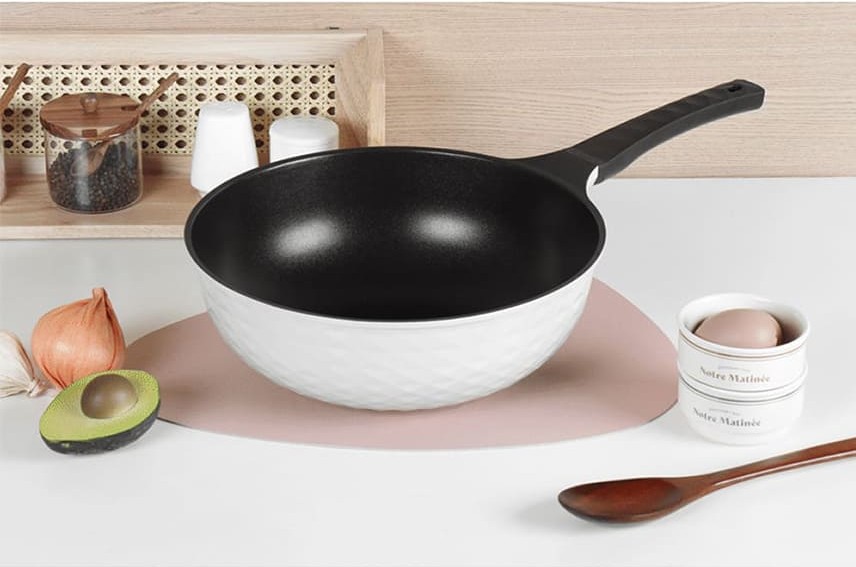 퀸센스 클린 인덕션 궁중팬 인덕션 티타늄 코팅 32cm - 상품 이미지
