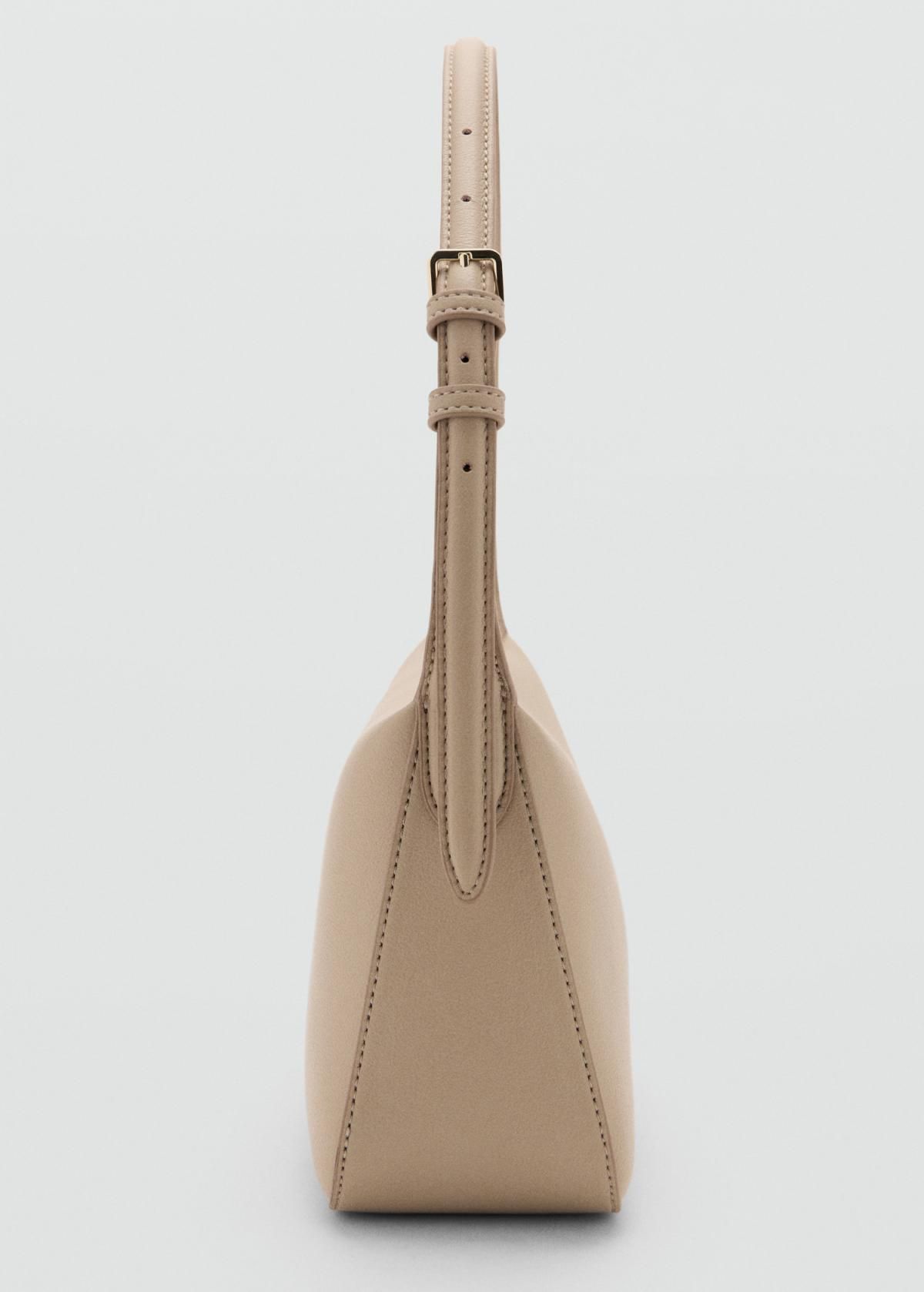 망고 미니멀 베이직 숄더백 에코레더 27071286 BEIGE - 상세 이미지 4