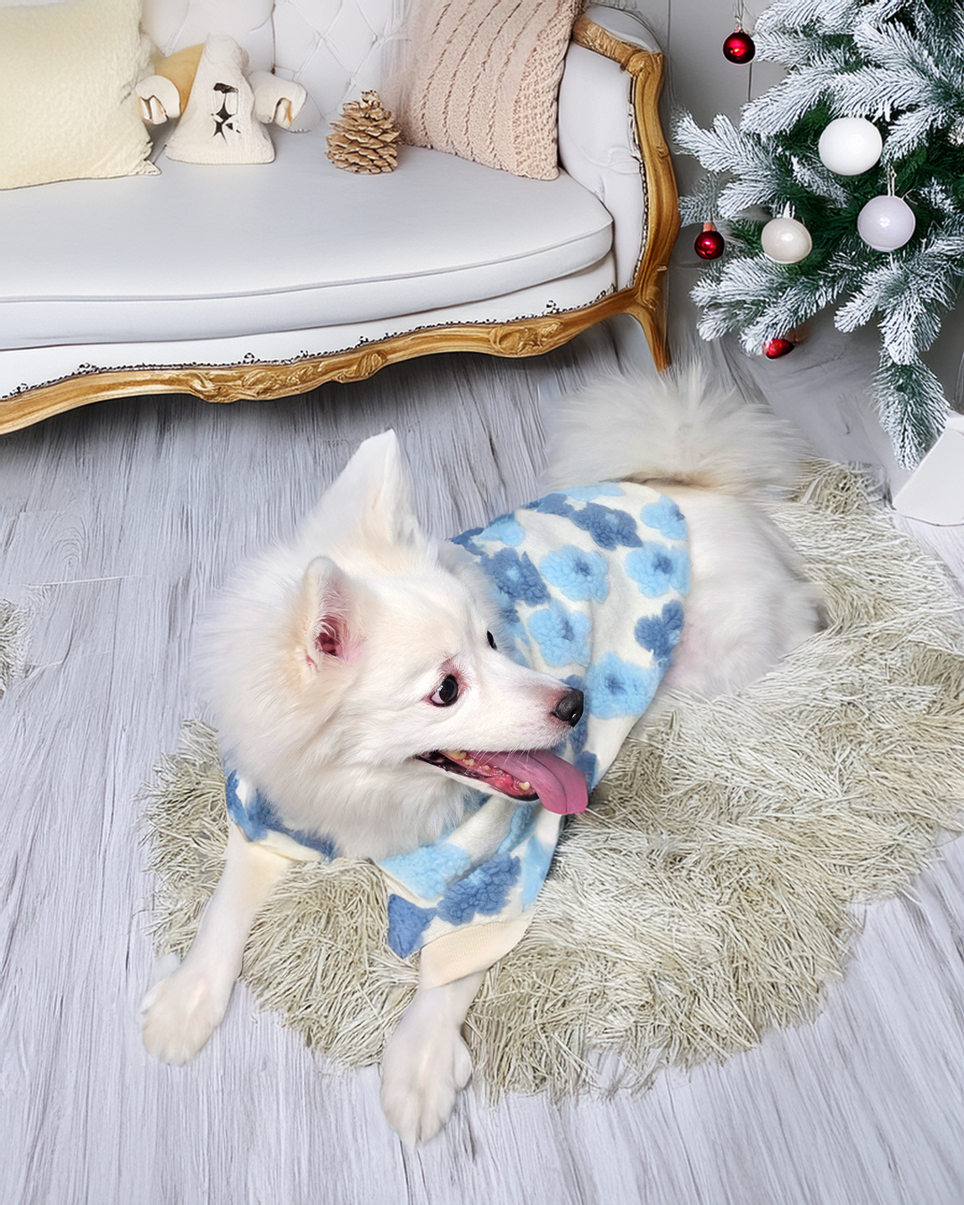 (겨울 옷) 강아지 뽀글이 후리스 점퍼 양털 퍼 자켓 강아지 코트