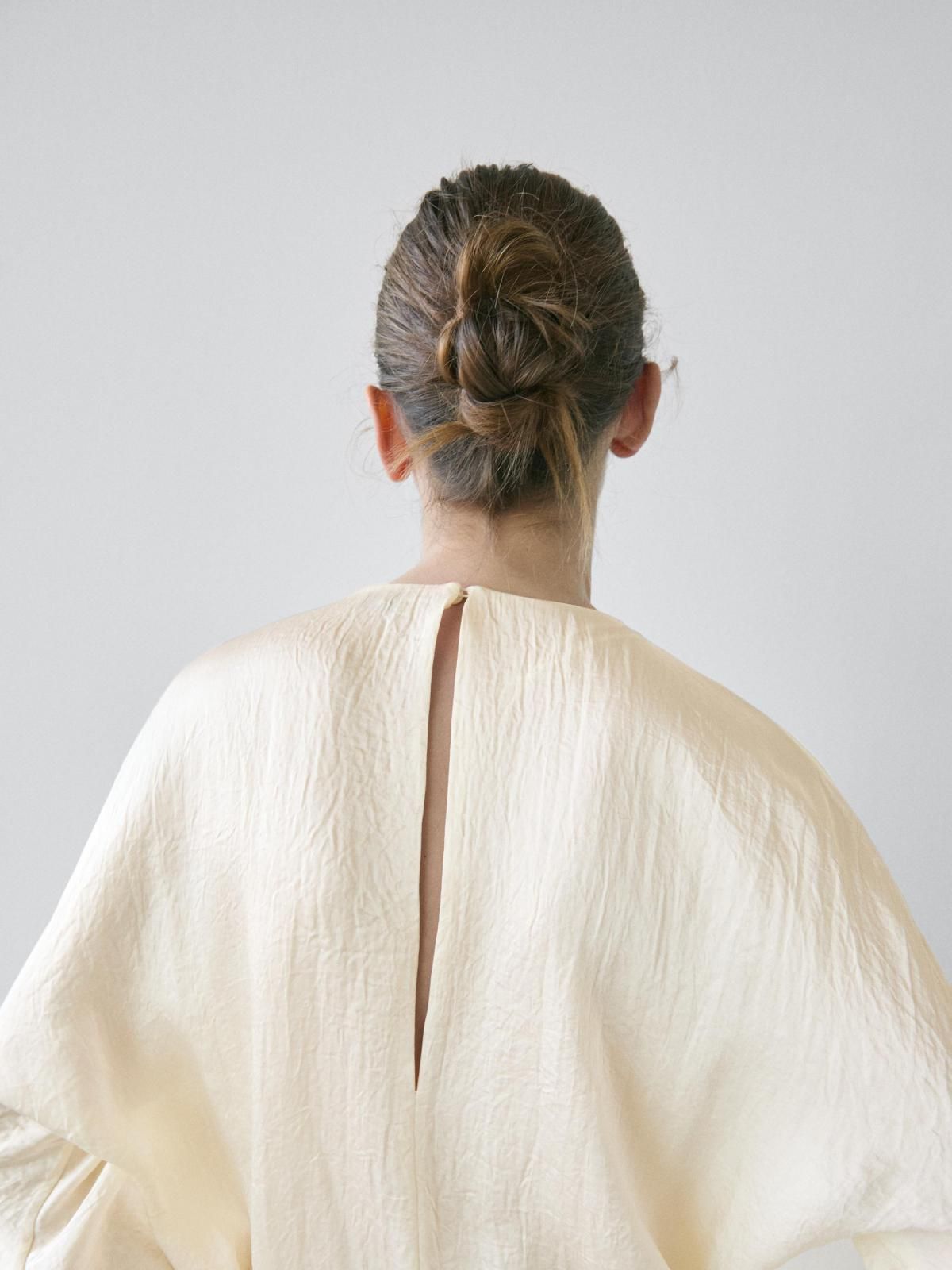 마시모두띠 새시 벨트 미디 원피스 아이보리 9113/950 BEIGE - 상세 이미지 5