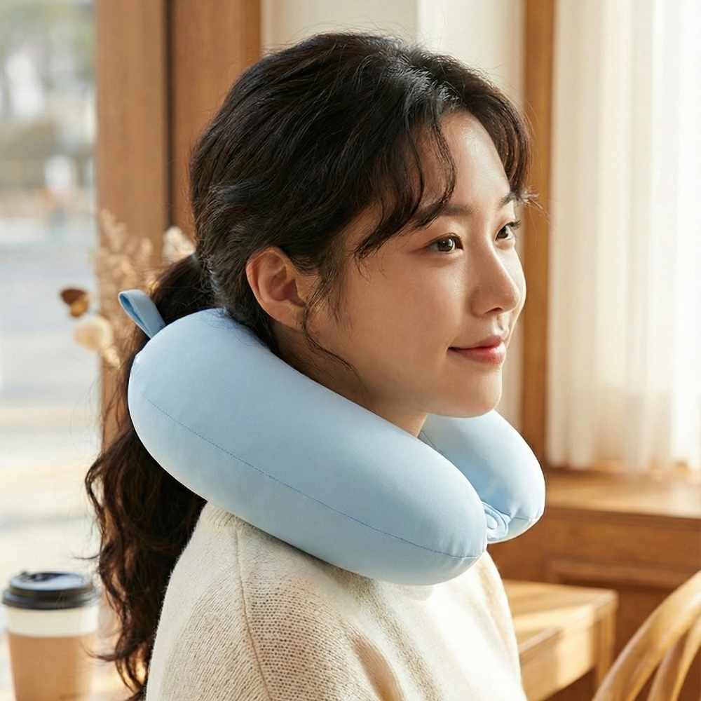 라이프잇 기내용 목베개 여행용 비행기 메모리폼 휴대용 목쿠션