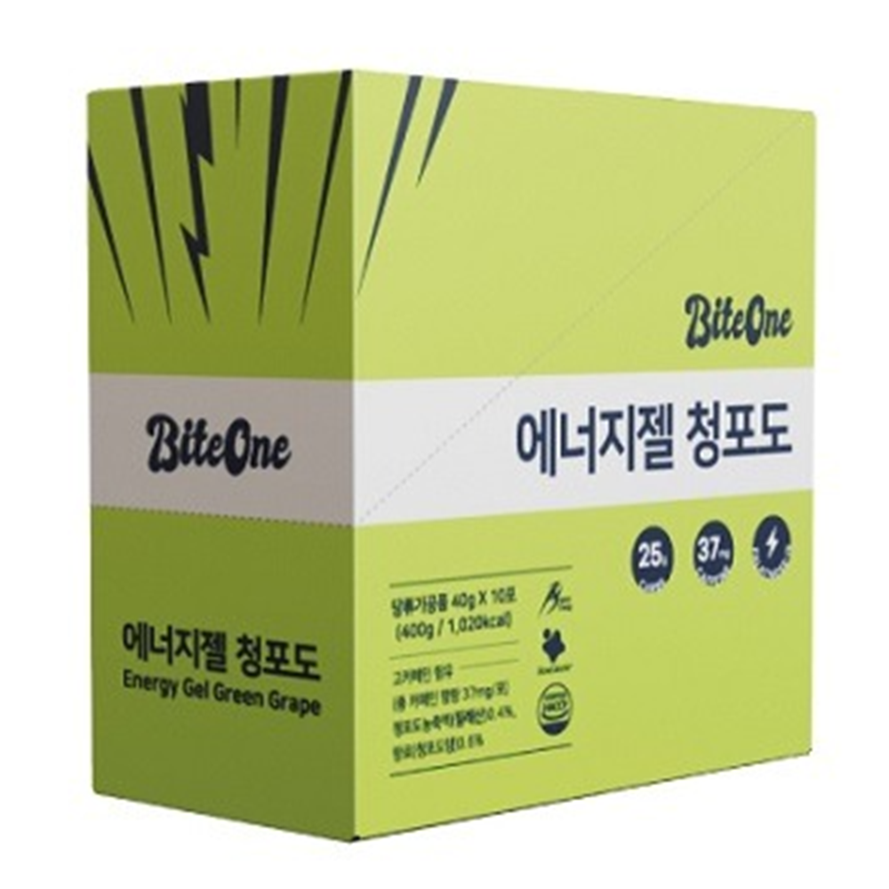 바이트원 프리미엄 에너지 파워 젤 겔 부스터 40g 10포 2박스 마라톤 러닝 헬스 부스트 이미지 7