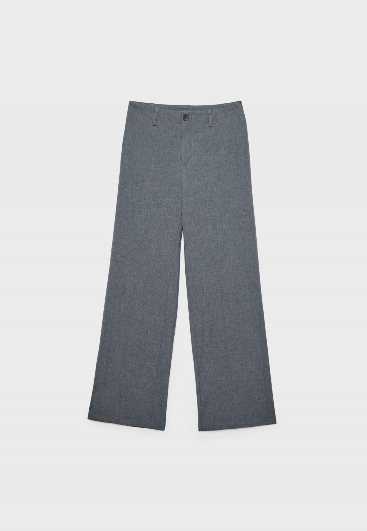 스트라디바리우스 슬림 스트레이트핏 정장 팬츠 4544/198 DARK GREY - 상세 이미지 3