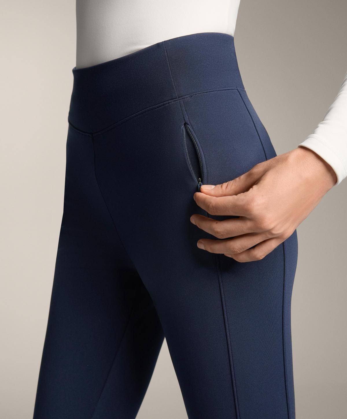 오이쇼 테크니컬 웜 앵클 레깅스 포켓 70cm 3465/230 BLUE - 상세 이미지 4