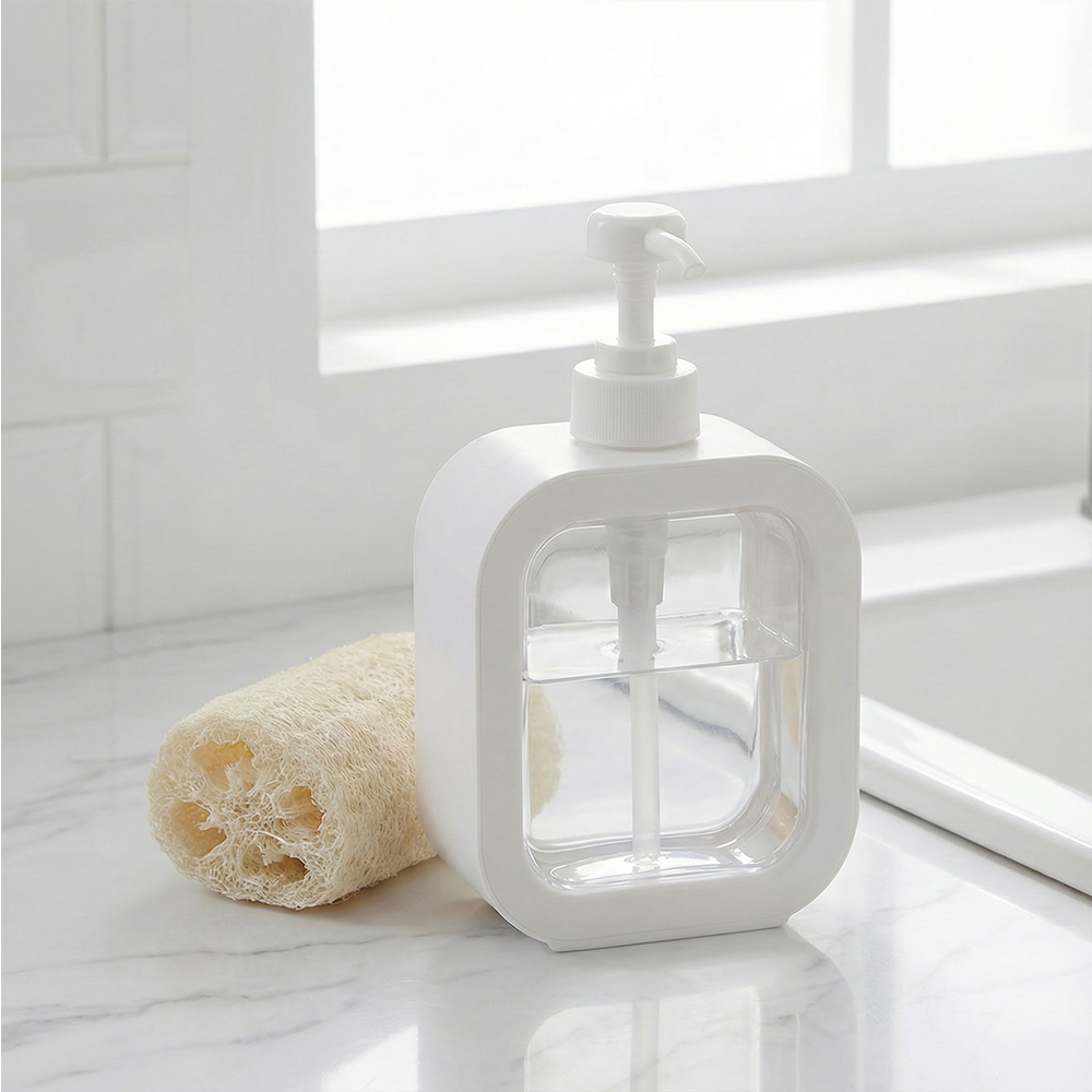 샴푸 디스펜서 1+1 욕실 샴푸통 주방 세제통 리필 공병 300ml 500ml 이미지 8
