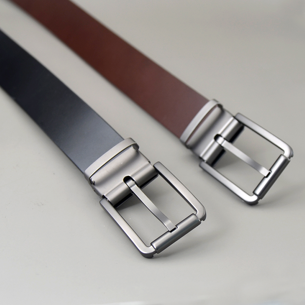 이탈리아 통가죽 남자 벨트 33mm 와이드 상품 이미지