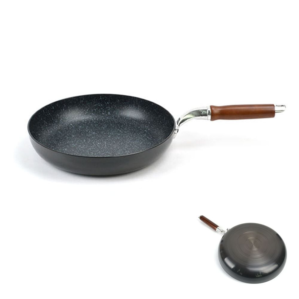 업소용 우드손잡이 경질 후라이팬 32cm - 메인 이미지