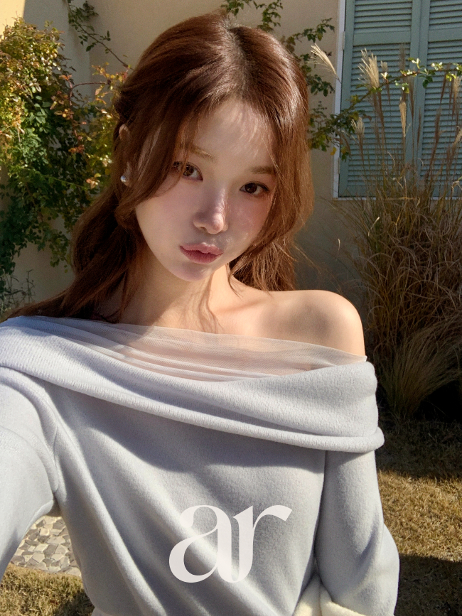 기모 샤 오프숄더 긴팔 티셔츠 ts4798 - 상세 이미지 2