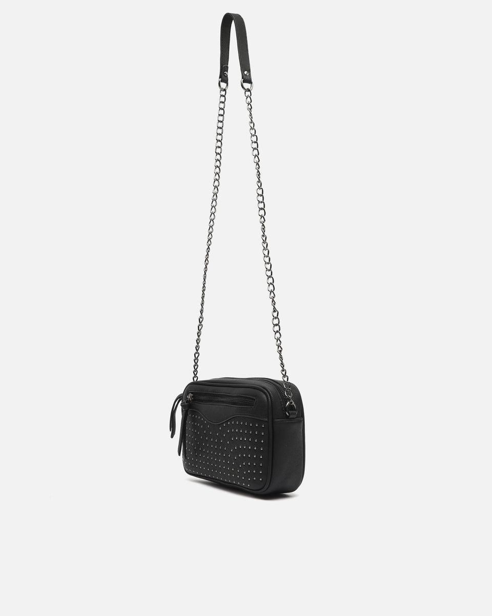 미사코 스터드 체인 미니 숄더백 블랙 Koretossmall-5200025002019 NEGRO - 상세 이미지 2