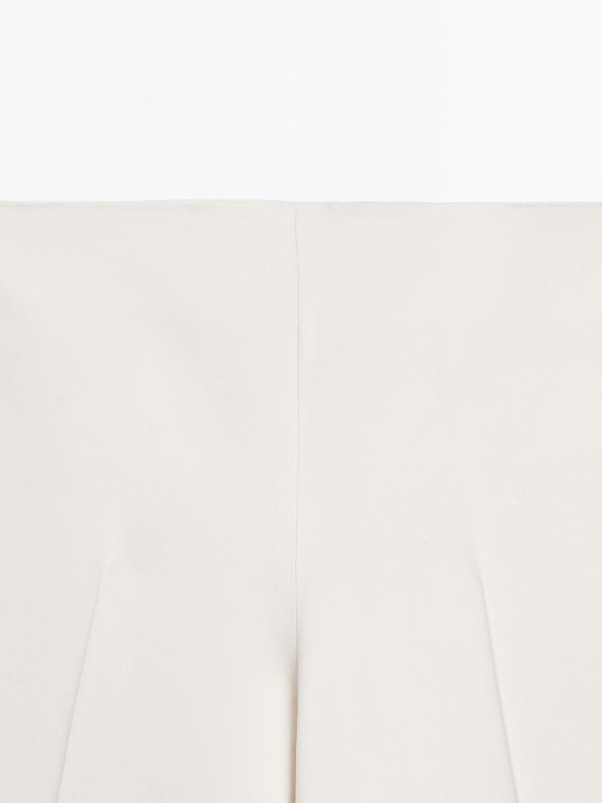 마시모두띠 새틴 와이드핏 테크니컬 슬랙스 팬츠 9015/951 BEIGE - 상세 이미지 4