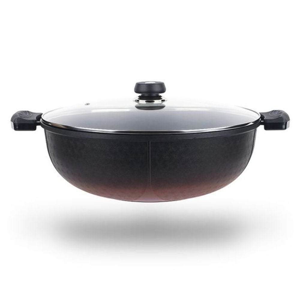 국산 알루미늄 인덕션 IH 수려 멀티팬 궁중팬 웍 36cm - 상품 이미지