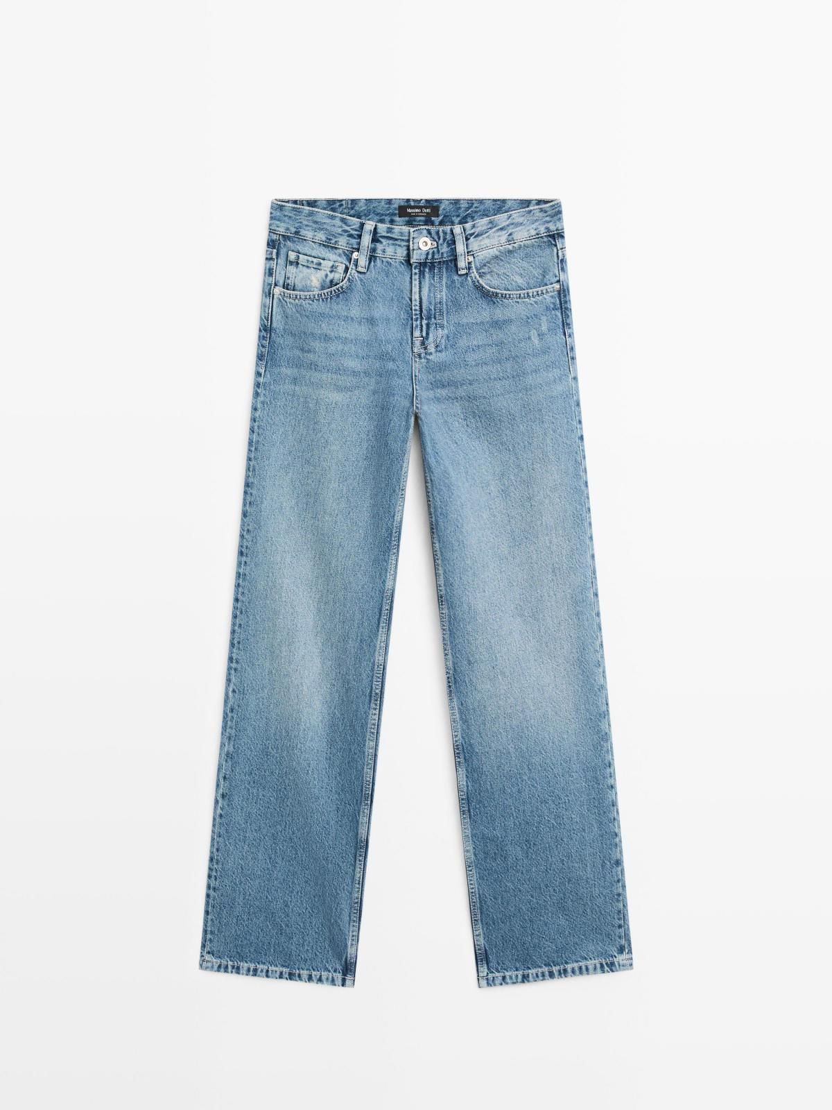 마시모두띠 로우라이즈 스트레이트핏 청바지 5099/699 MEDIUM BLUE - 상세 이미지 5