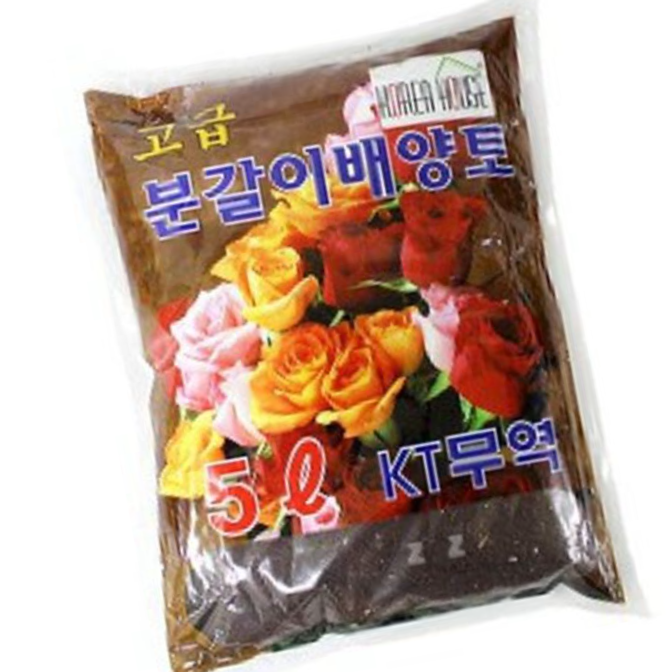 축사농장마을 식물영양 분갈이 배양토 5L 원예용 - 상품 이미지