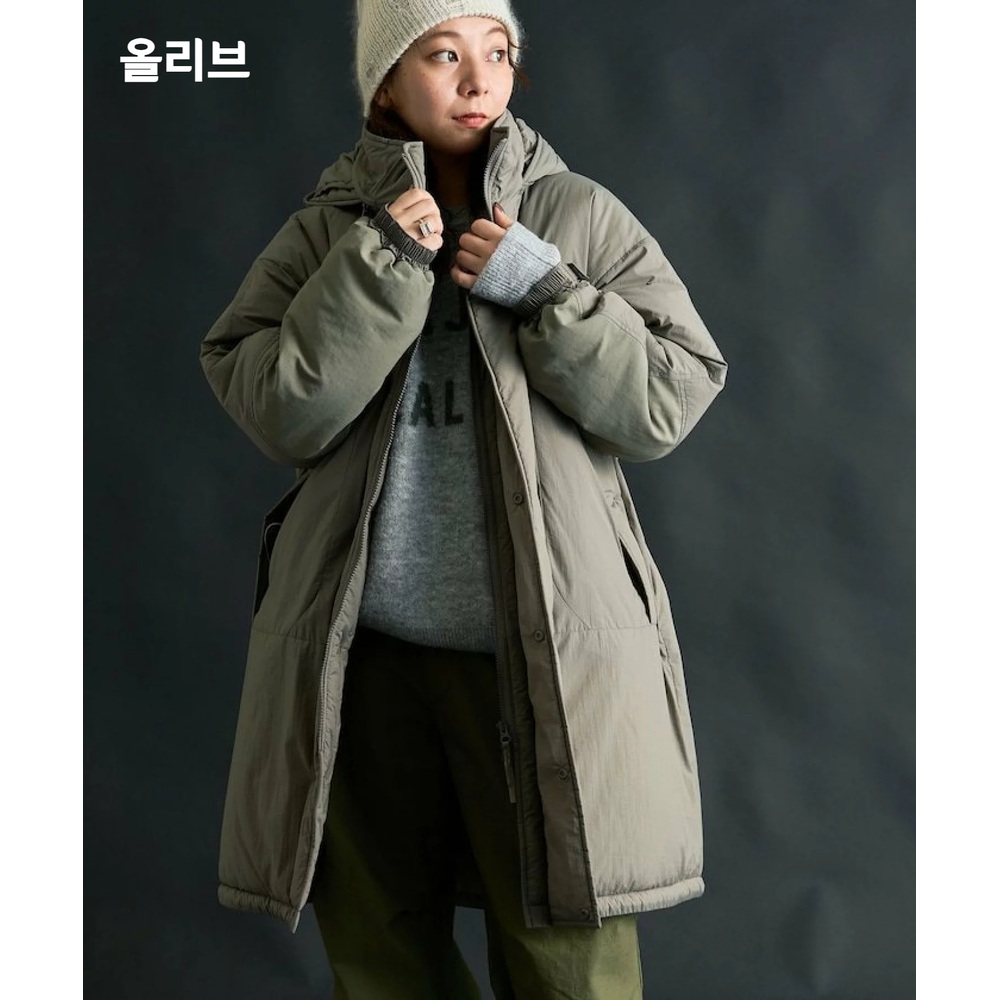 프릭스스토어 프리마 로프트 몬스터 롱 파카 여성 안솜 롱 패딩 25AW 블랙 M - 상세 이미지 2
