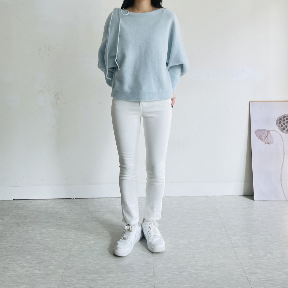 피치 기모팬츠 키작녀바지 히든밴딩 슬림 일자 팬츠 - 상세 이미지 2
