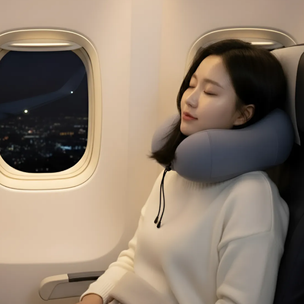 라이프잇 기내용 목베개 여행용 비행기 메모리폼 휴대용 목쿠션
