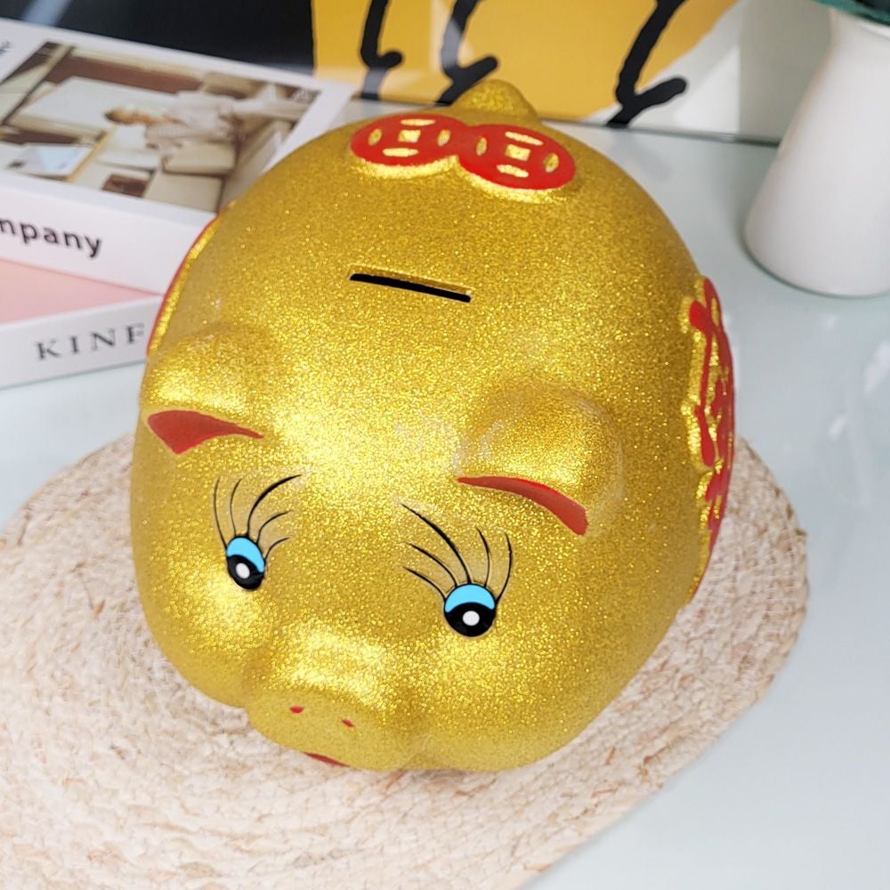 초대형 황금 복돼지 저금통 - 상품 이미지