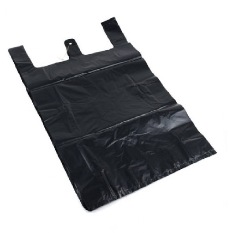 (흑색) 70매 40x65cm 비닐봉투 시장봉투 일회용봉지 마트봉투 - 메인 이미지