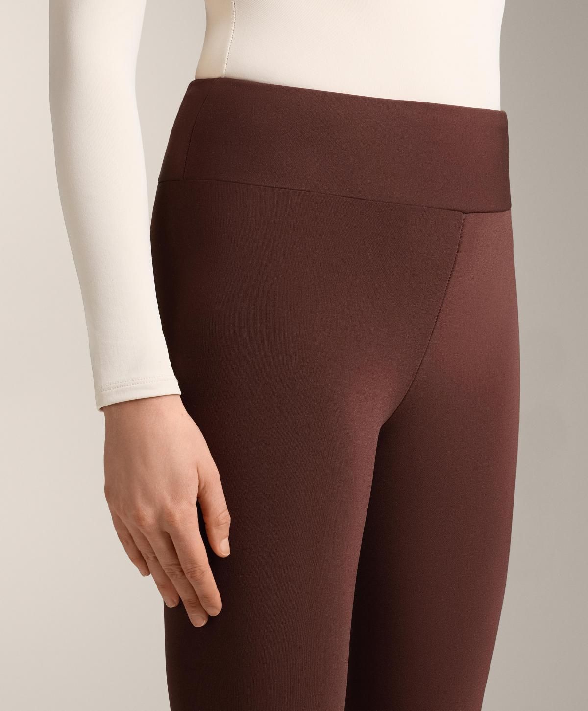 오이쇼 브라운 슈퍼엑스트라웜 심리스 70CM 앵클 레깅스 3750/825 BURGUNDY - 상세 이미지 5