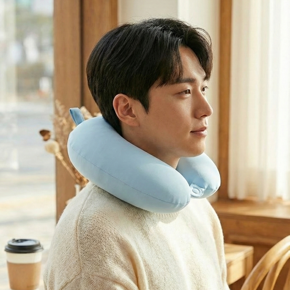 라이프잇 기내용 목베개 여행용 비행기 메모리폼 휴대용 목쿠션