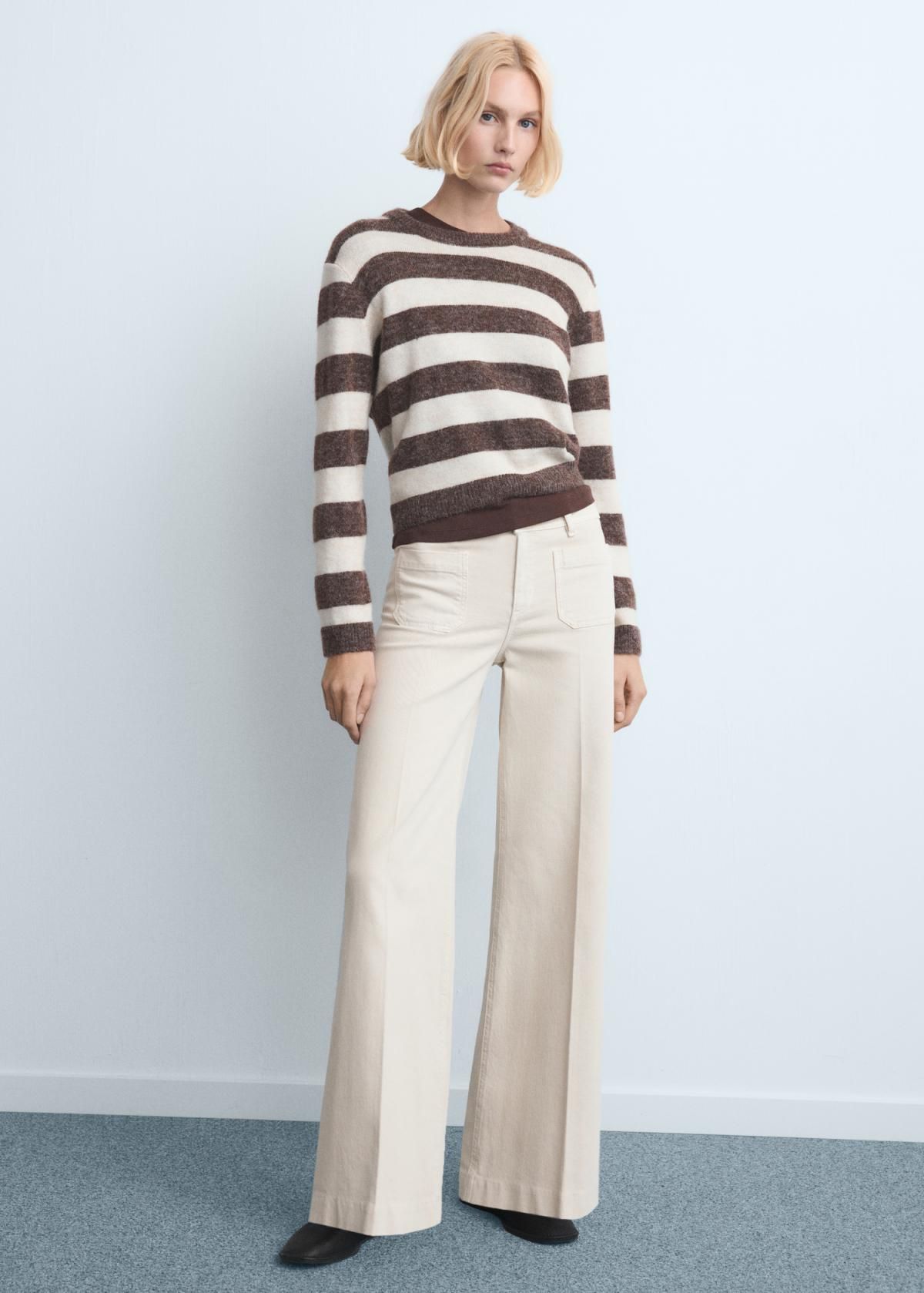 망고 와이드 하이웨이스트 포켓 데님 팬츠 27031190 ARENA - 상세 이미지 2