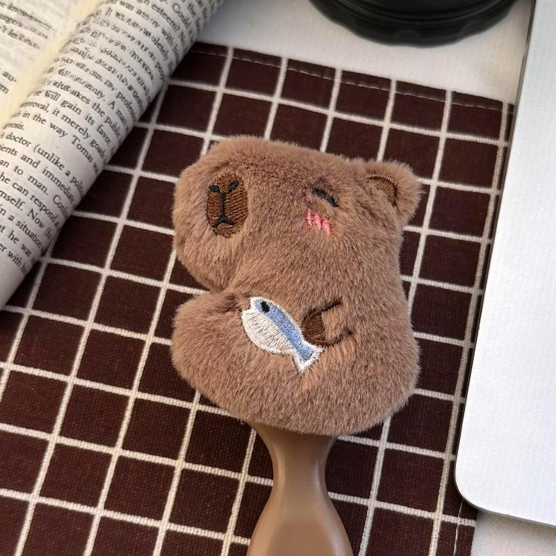 귀여운 카피바라 미니 휴대용 마사지 에어 쿠션 빗 어린 물고기 - 상품 이미지