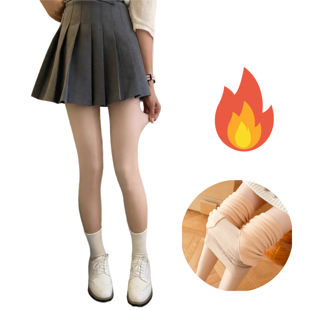 여성 겨울 골프스타킹 융 기모 레깅스 자외선차단 몸매보정 골프타이즈 제품 이미지