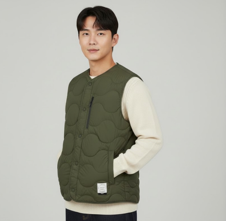 네파 남여공용 겨울 베스트 라이프 스타일 아웃도어 패딩조끼 - 상세 이미지 3