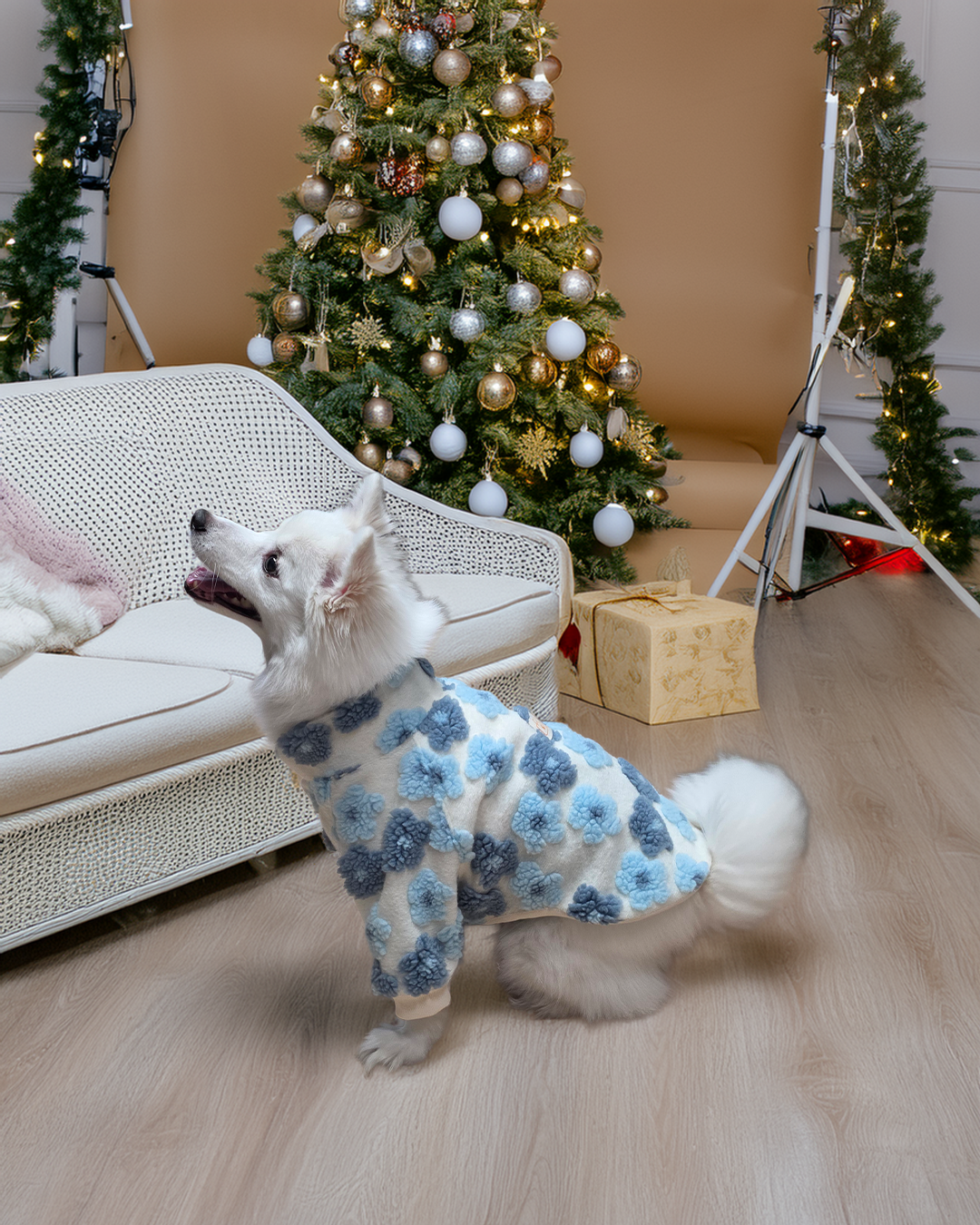 (겨울 옷) 강아지 뽀글이 후리스 점퍼 양털 퍼 자켓 강아지 코트