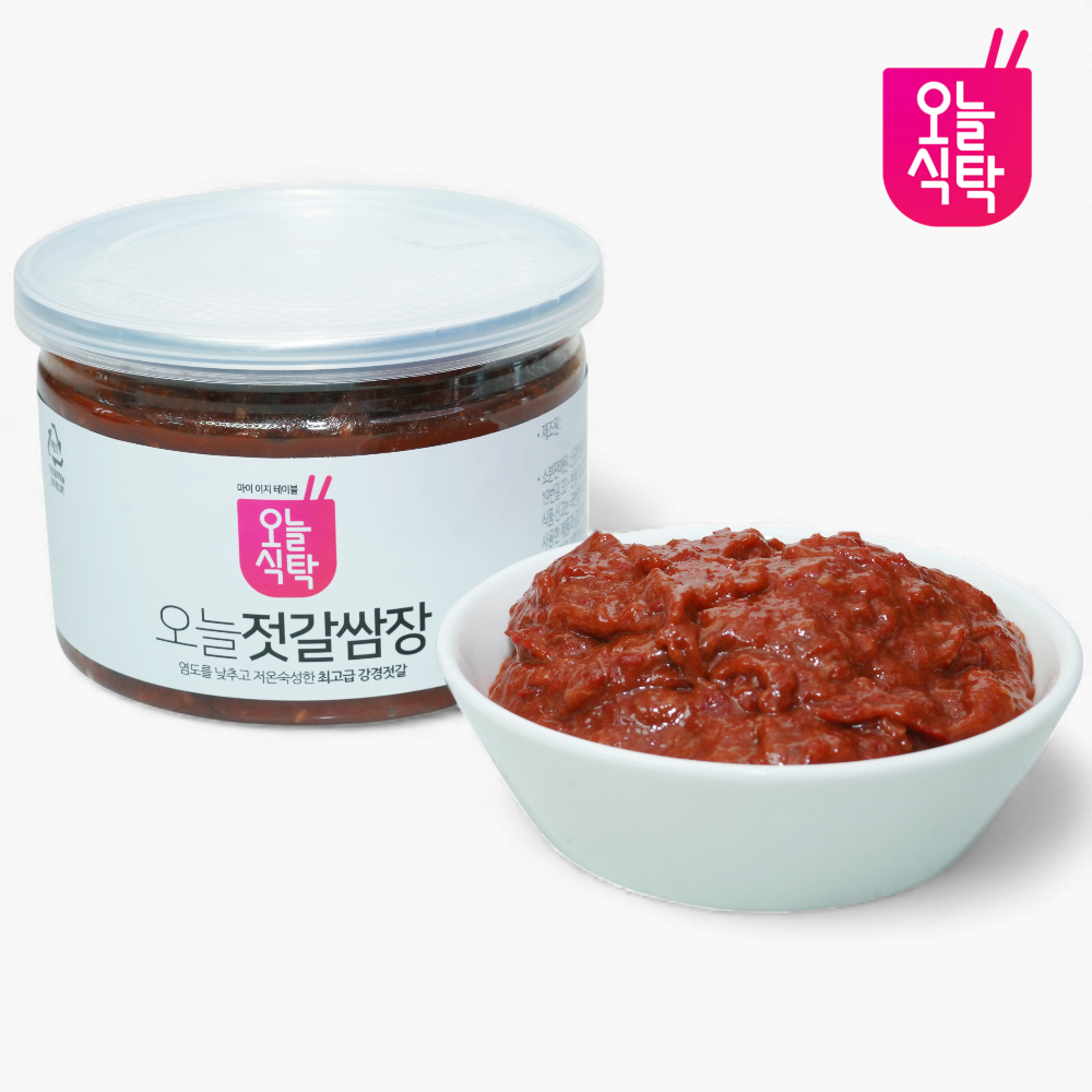 오늘식탁 국내산 강경 갈치속젓 갈치젓갈 쌈장 고기소스 선물용 1kg / 500g - 상품 이미지