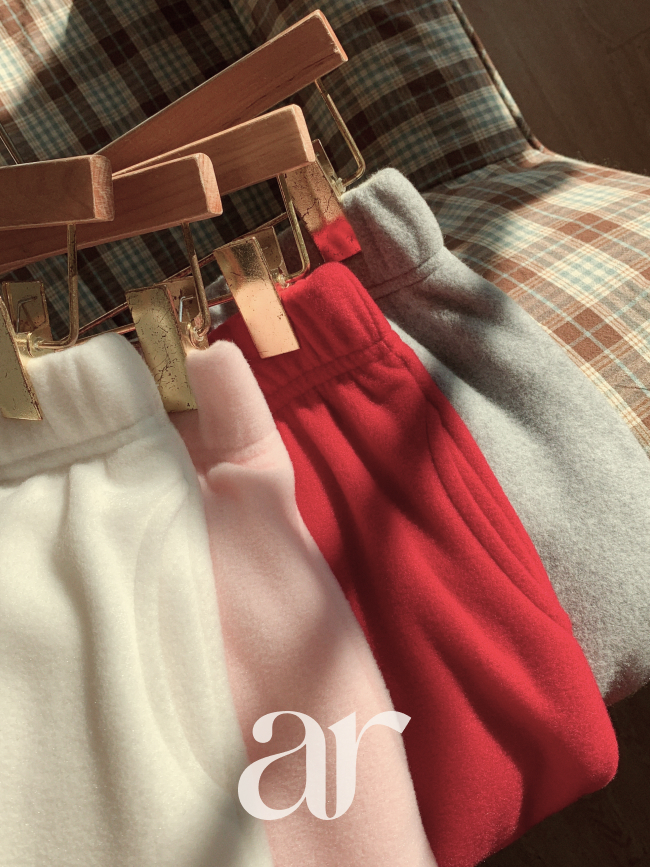 밑단 스트링 후리스 밴딩 팬츠 ps5541 - 상세 이미지 4