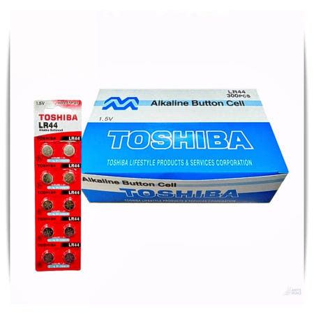 소형 버튼 건전지 도시바 LR44 1.5V 알카라인 배터리 300p 앤츠런3