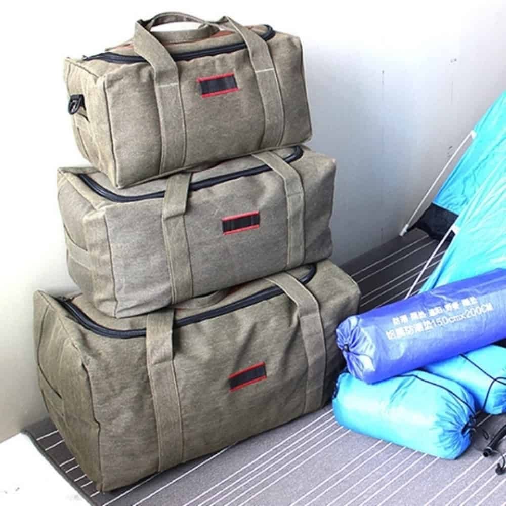 남성보스턴백 출장가방 캠핑가방 3종세트 장갑 - 상품 이미지