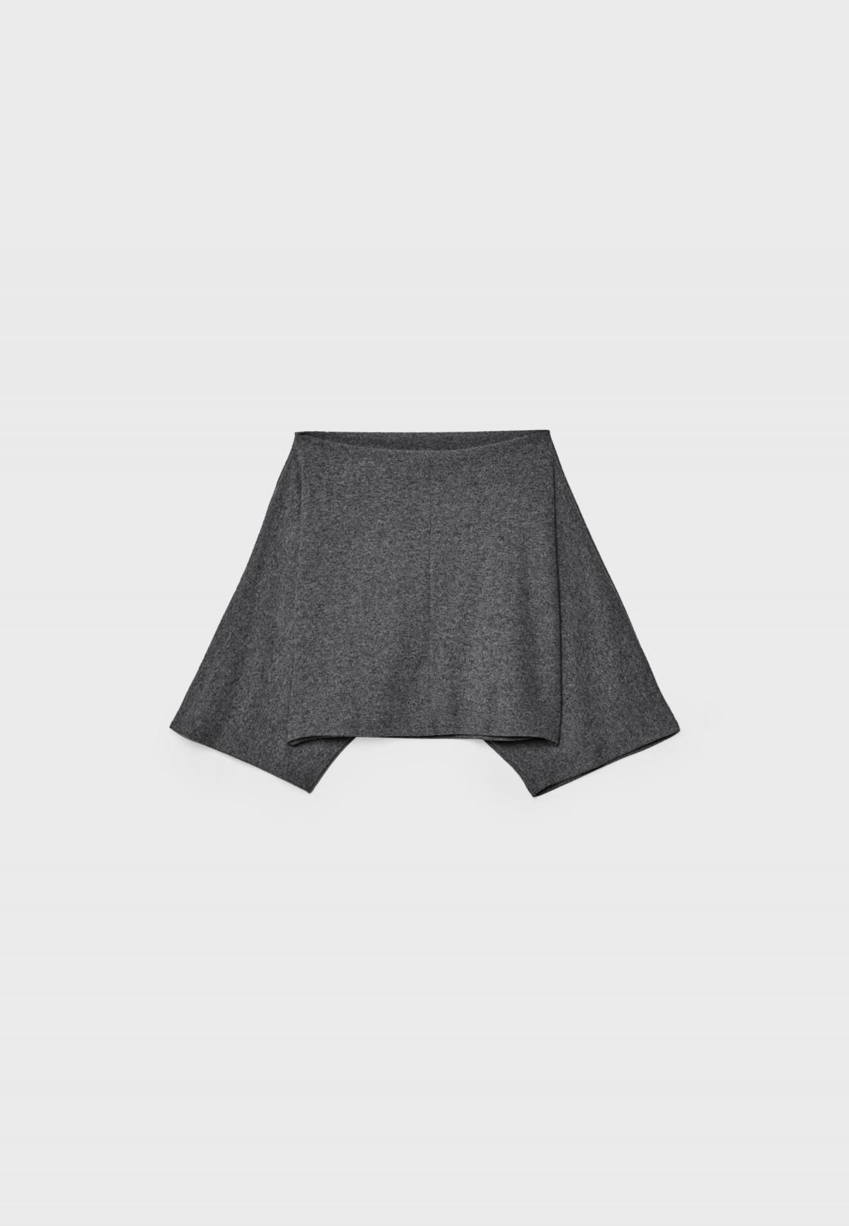 스트라디바리우스 그레이 보트넥 케이프 탑 2707/274 DARK GREY - 상세 이미지 2