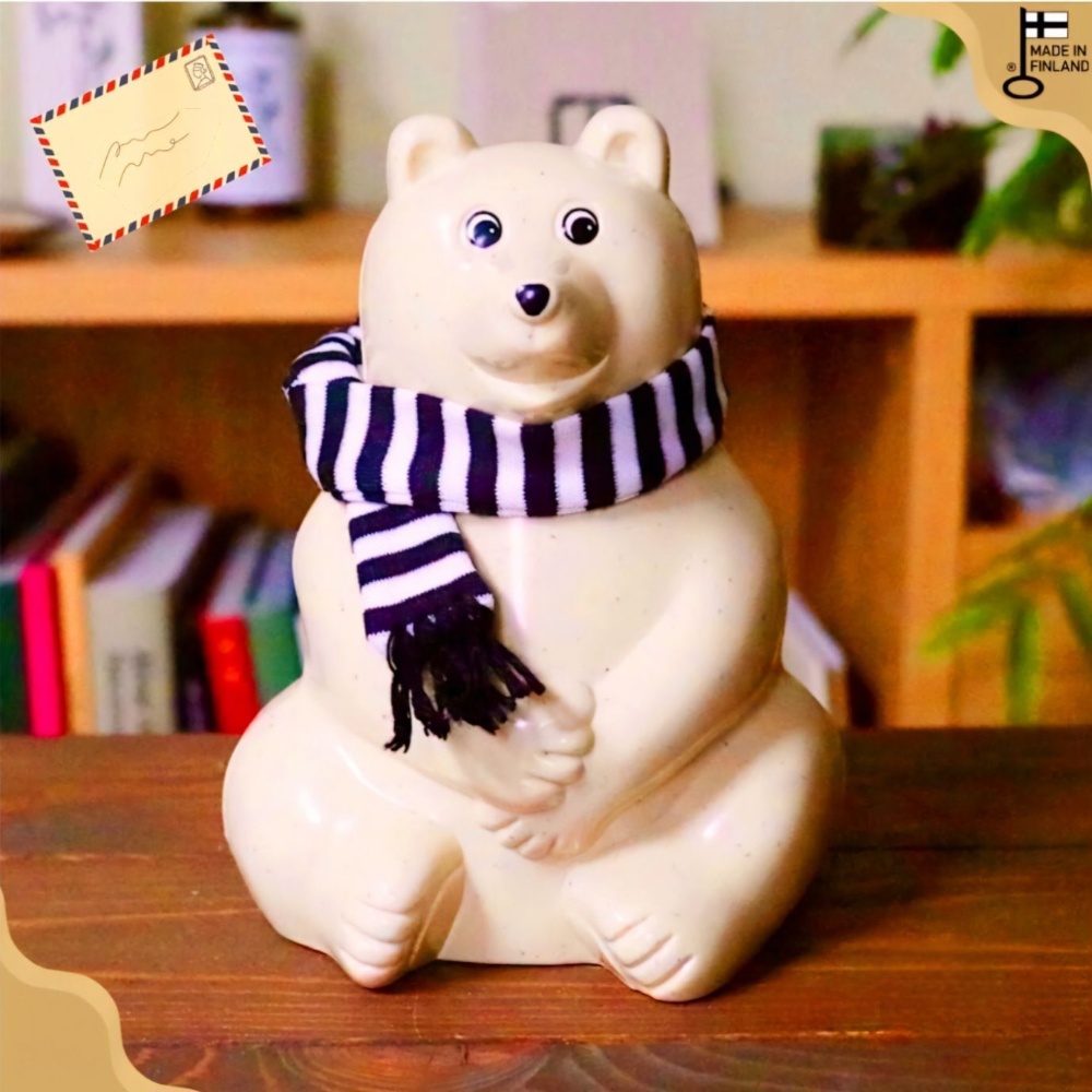 팔라셋 북극곰 저금통 인테리어 지폐 저금통 곰돌이 저금통 - 상세 이미지 4