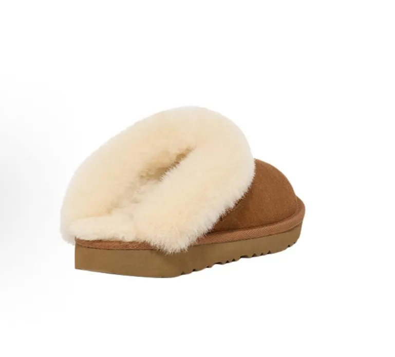 미국 어그 여성 UGG CLUGGETTE CHE 겨울 털 신발 1166773K-CHE - 상세 이미지 3