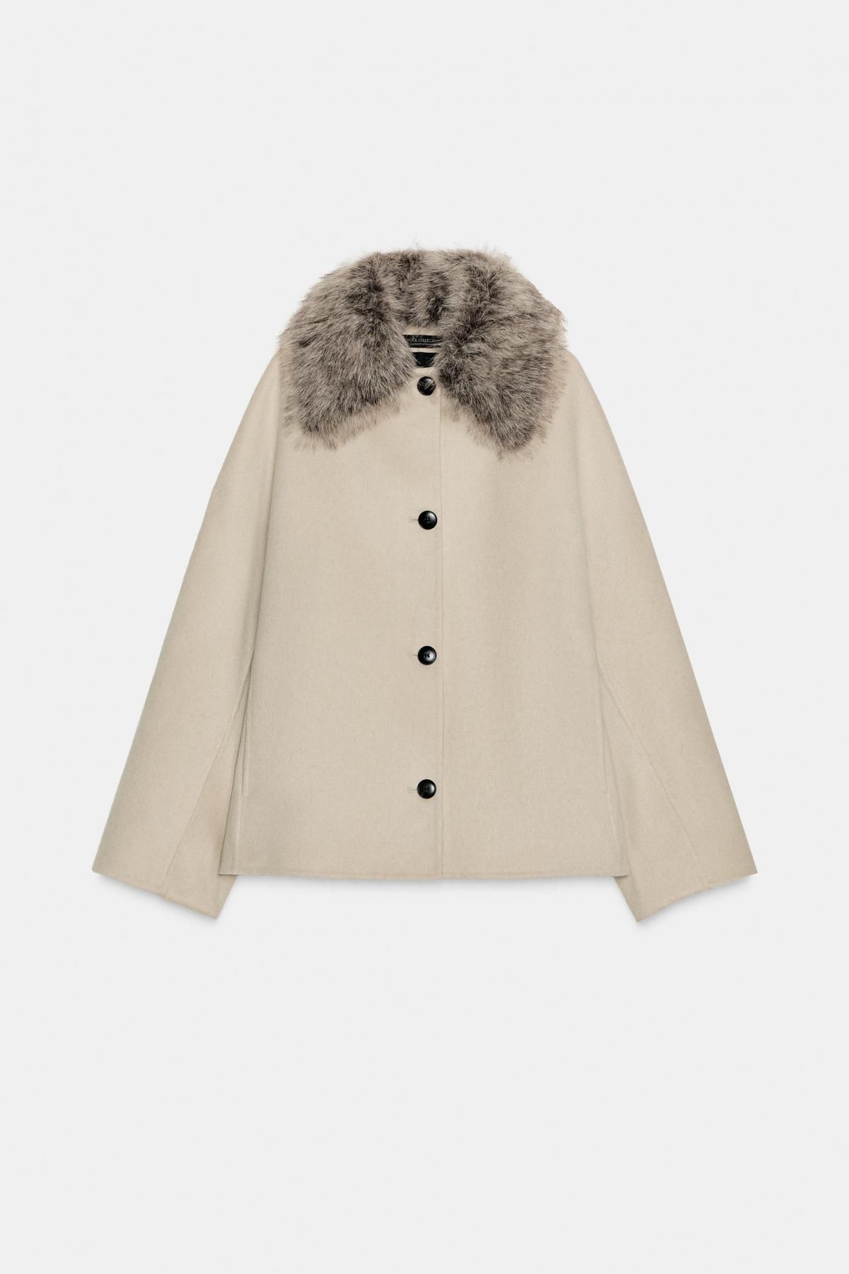자라 울블렌드 퍼카라 테일러드 재킷 7522/300 BEIGE - 상품 이미지