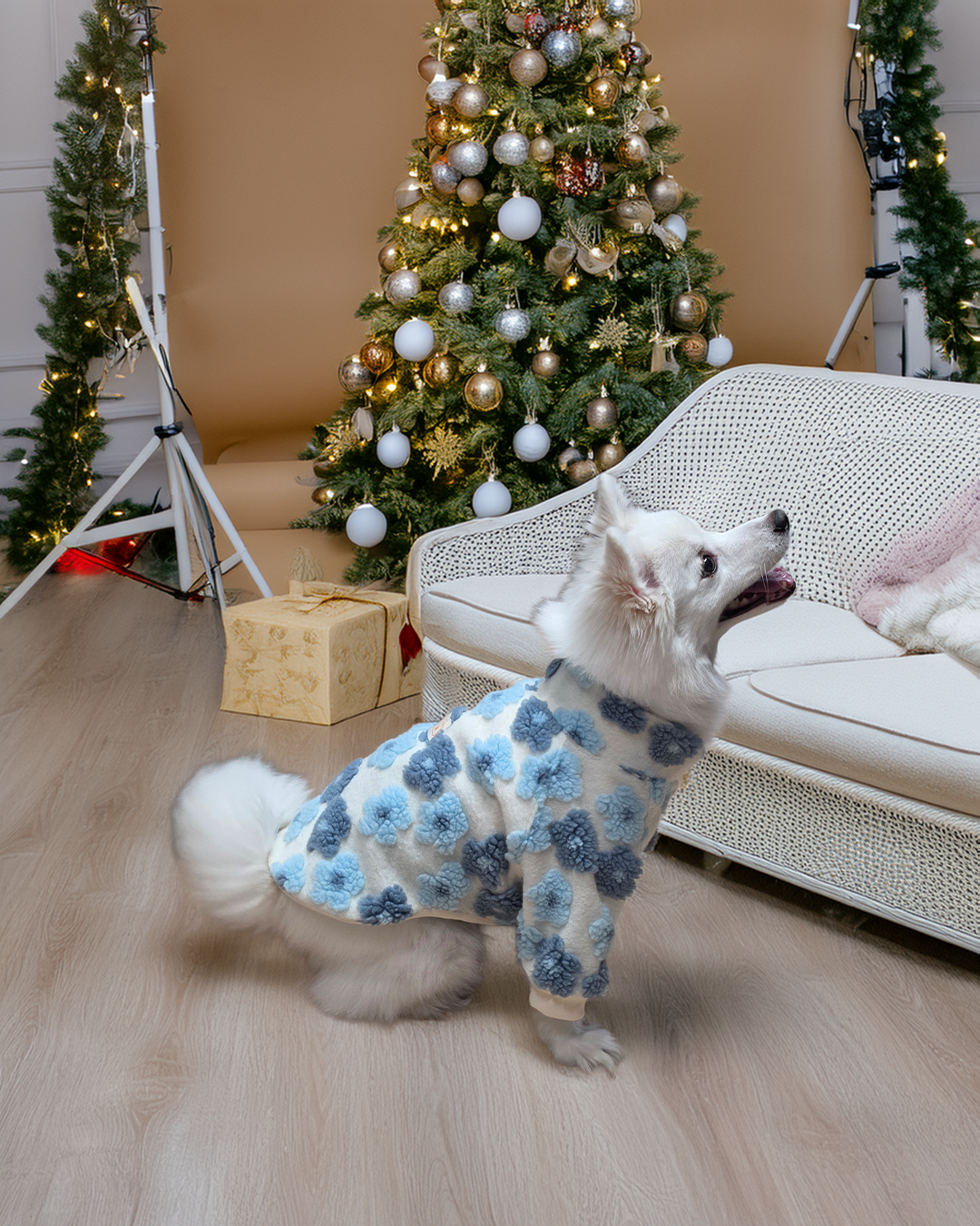 (겨울 옷) 강아지 뽀글이 후리스 점퍼 양털 퍼 자켓 강아지 코트