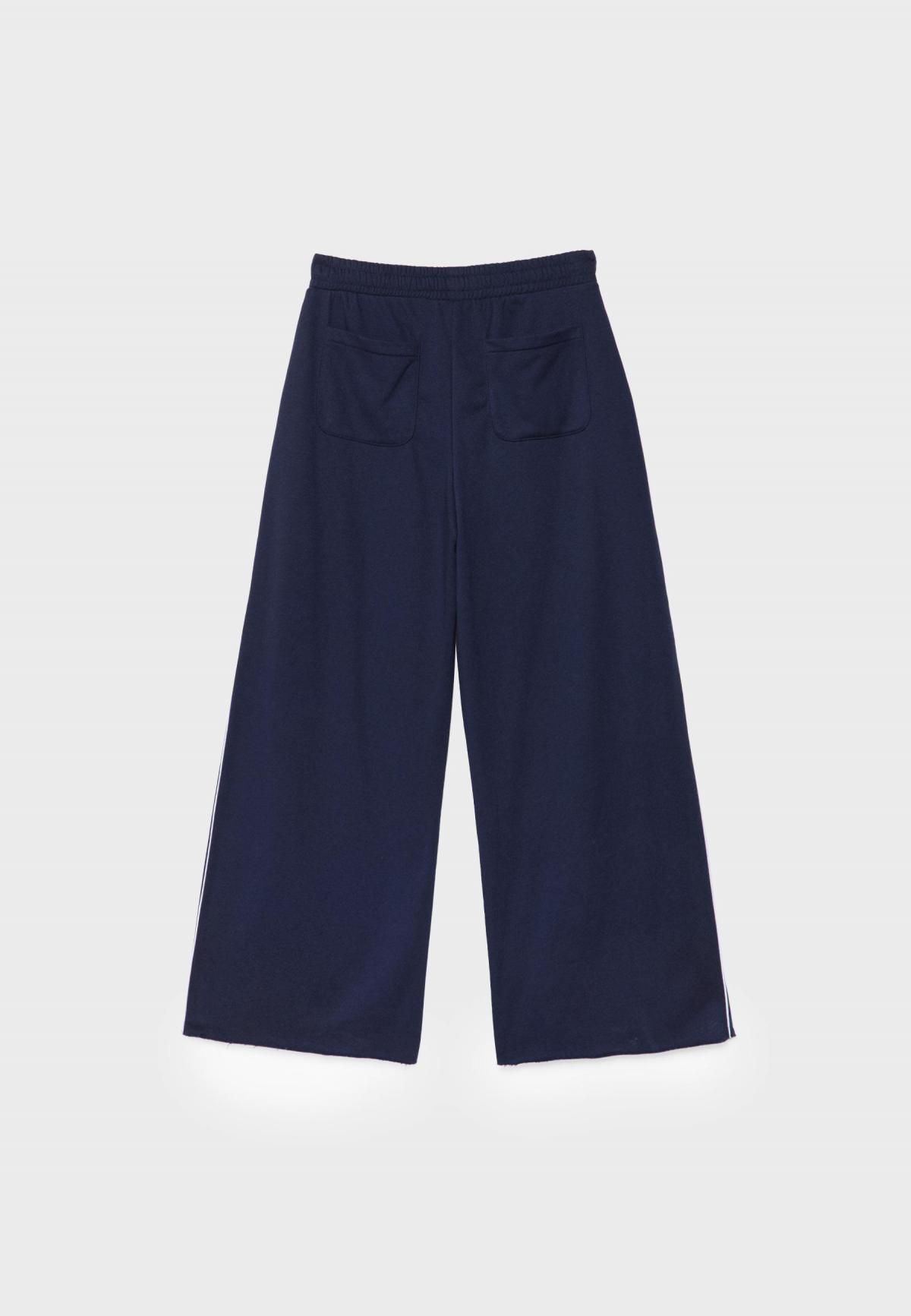 스트라디바리우스 와이드핏 플러시 와이드 팬츠 배색 파이핑 디테일 8305/100 - 상세 이미지 3