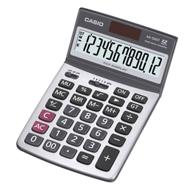 카시오 계산기 AX 120ST 12자리 - 상품 이미지