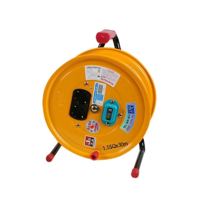 국산 전선릴 접지차단 1.5SQx3C (길이 30M) - 상품 이미지