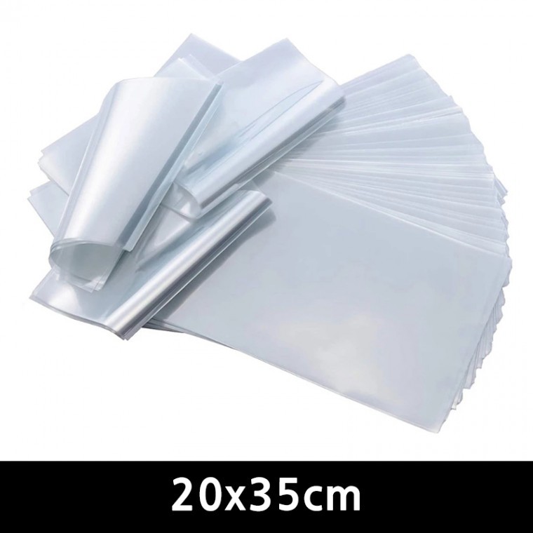 20X35cm 열 수축 필름 10매 밀봉 신발 장기 보관 드라이기 압축랩 압축 비닐 - 메인 이미지