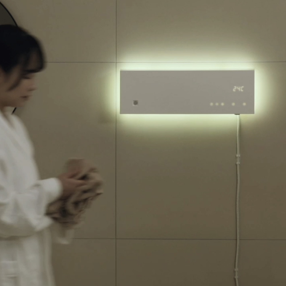 에디르 욕실 온풍기 가정용 벽걸이 전기 화장실 온풍기 미니 PTC 상세 이미지 3