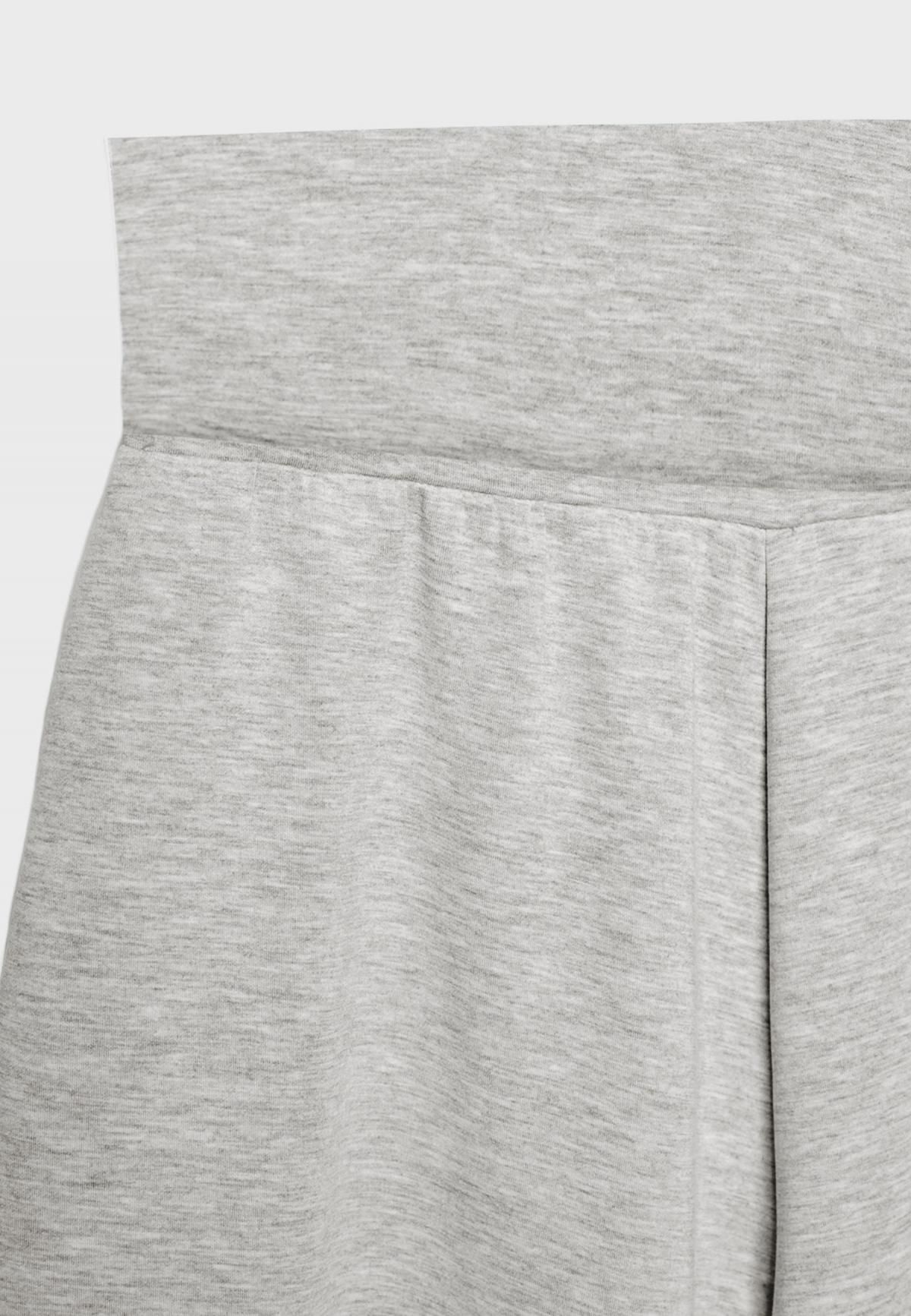 스트라디바리우스 소프트 와이드 턴업 조거 팬츠 8742/277 GREY MELANGE - 상세 이미지 5