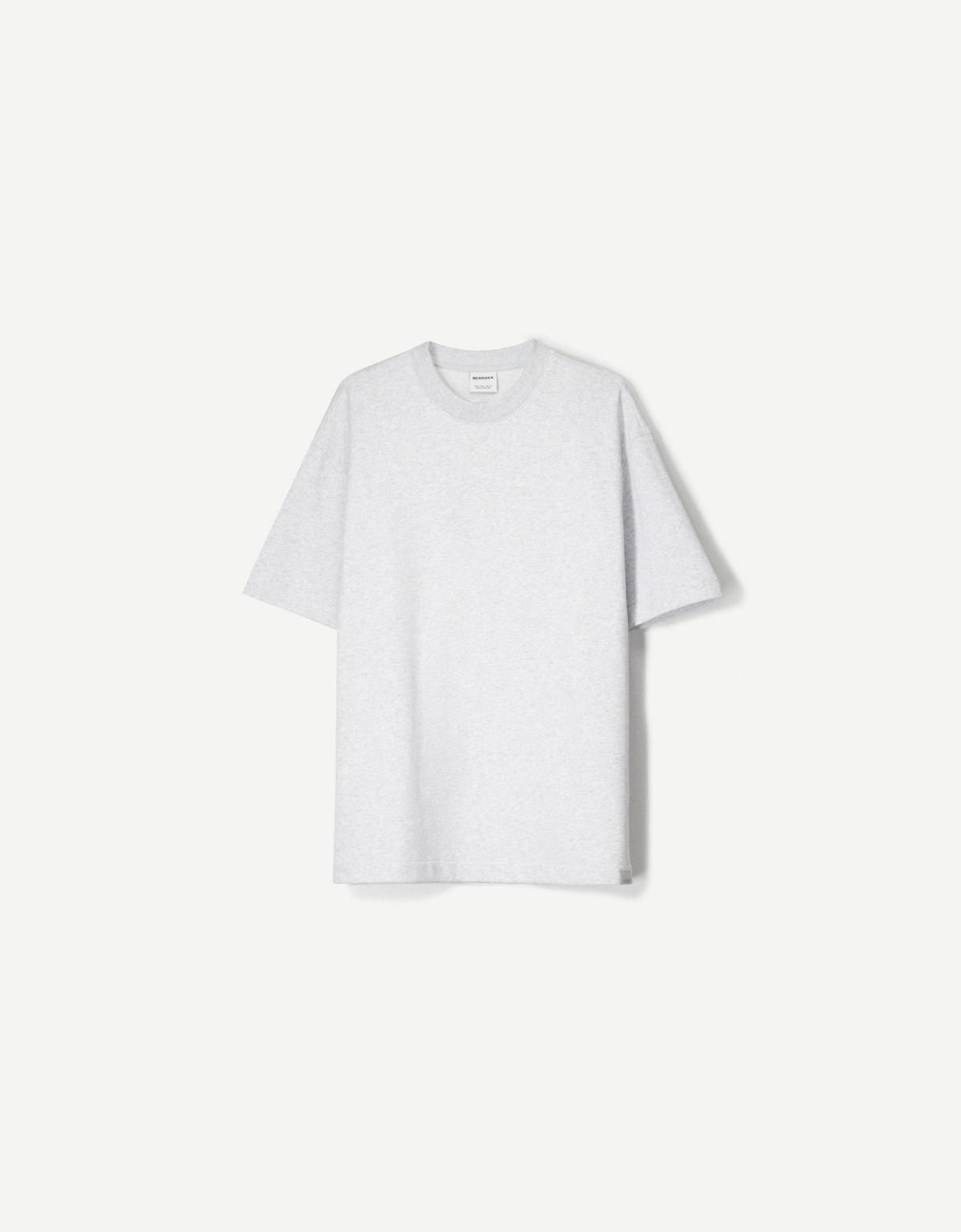 버쉬카 베이직 플러시 반팔 티셔츠 2807/777 GREY - 상품 이미지